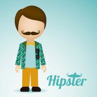 Hipster illustration N17
