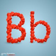Cubes as a symbol font B