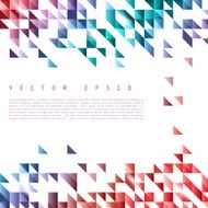 Vector background abstract polygon triangle N89
