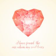 Diamond heart for your design N5