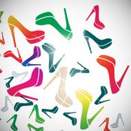 abstract background shoe N13