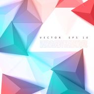 Vector background abstract polygon triangle N91
