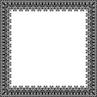 black lace frame N2