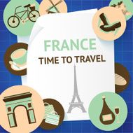 Paris background template