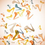 abstract background shoe N14