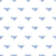 Seamless diamonds pattern on white