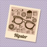 Hipster illustration N19