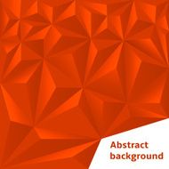 Red Polygonal Background
