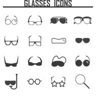 Glasses vector illustration EPS 10