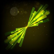 Abstract design of rays