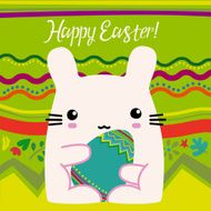 Easter pink bunny N3
