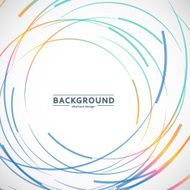 Vector abstract color line and circle background N18
