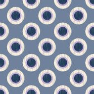 seamless scribble circles pattern
