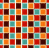 seamless geometric square scribble pattern