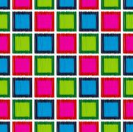 seamless geometric square scribble pattern N2