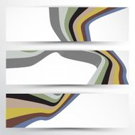 Vector abstract banner background N7