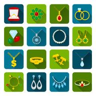 Jewelry icon set N2
