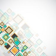 Vector grunge retro square background N14
