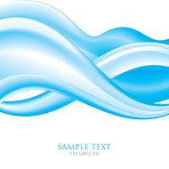 Vector - vector abstract blue wavy background