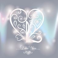Magical background with colorful lights Happy Valentine&#039;s Day N11
