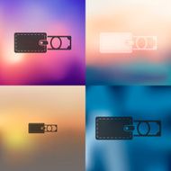 money icon on blurred background N9