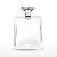 elegant empty perfume bottle