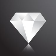 diamond web flat icon