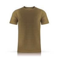 brown T-shirt template N2