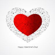 Valentines Card With Heart N4