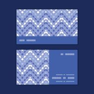 Vector purple drops chevron horizontal stripe frame pattern business cards N2