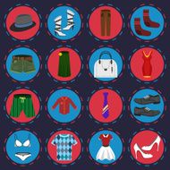 clothes icons set N3