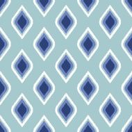 seamless blue rhombus scribble pattern