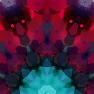 Retro pattern made of hexagonal shapes Mosaic background gem co