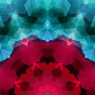 Retro pattern made of hexagonal shapes Mosaic background gem co N2