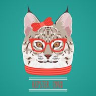 Animal hipster portrait N4