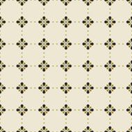 minimalistic vintage floral pattern