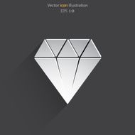 Vector diamond web icon N6