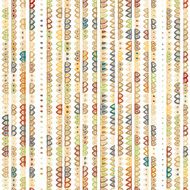 Striped hand drawn vector seamless pattern N15