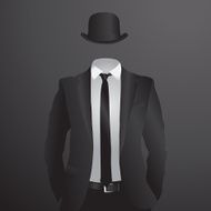 Black suit - Illustration