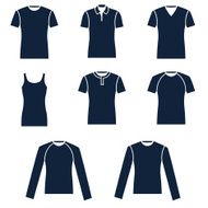 Different types of men&#039;s t-shirts