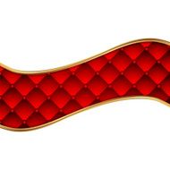 Red leather background with space for text