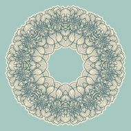 Vintage wreath N7