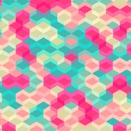Abstract Geometrical Multicolored mosaic Background N27