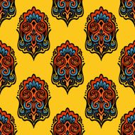 Damask Seamless Vector Pattern Festive
