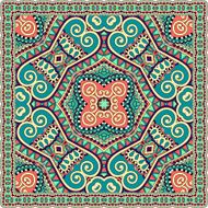 Traditional ornamental floral paisley bandanna N592