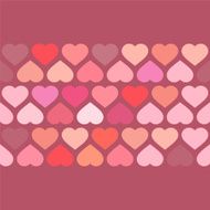 Love Heart Pixelate Pattern Background