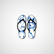 Abstract illustration on flip flops N156