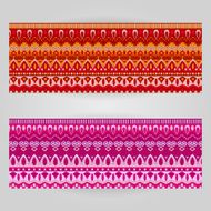 vector templates set with art ornamental theme N5