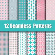 Vector of Seamless patterns N2