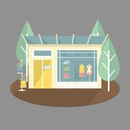 Boutique shop facade